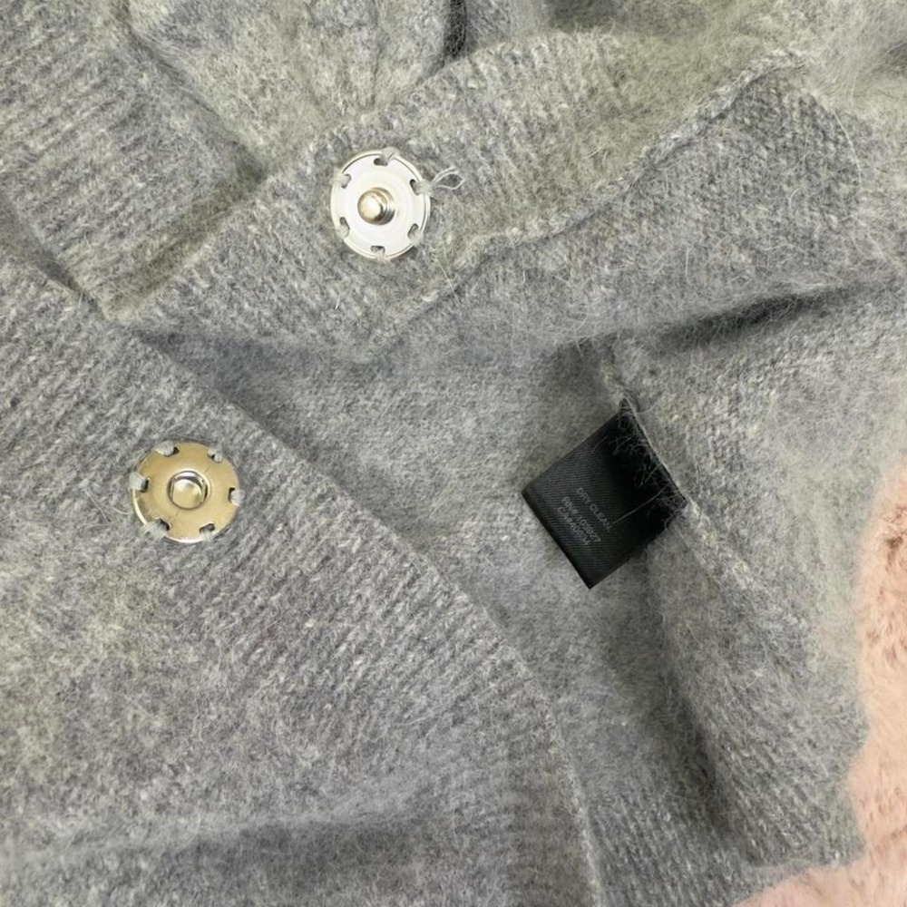 Marc Jacobs Angora Bow Cardigan, angora & Lambswool blend, - Picture 7 of 8